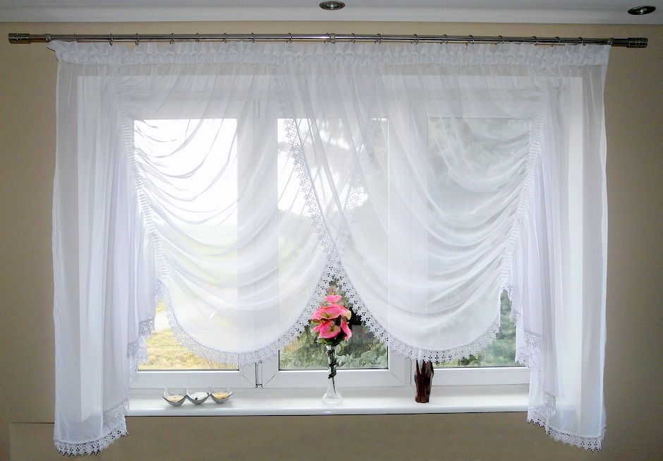 Schöne Fertiggardine NEU AG4 Gardine aus Voile Top Design SET Modern ... Schöne Fertiggardine NEU AG4 Gardine aus Voile Top Design SET Modern ...