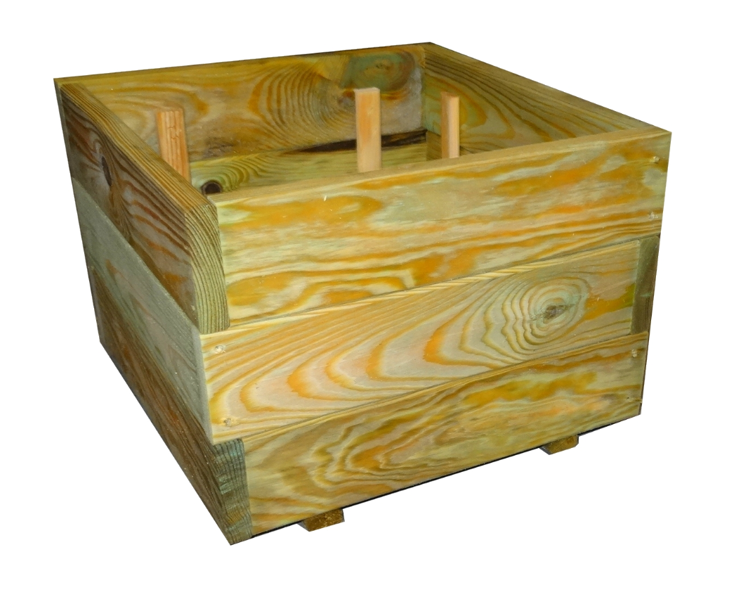 Pflanzkasten D23 aus Holz Pflanzkübel Garten Blumenkasten Kübel